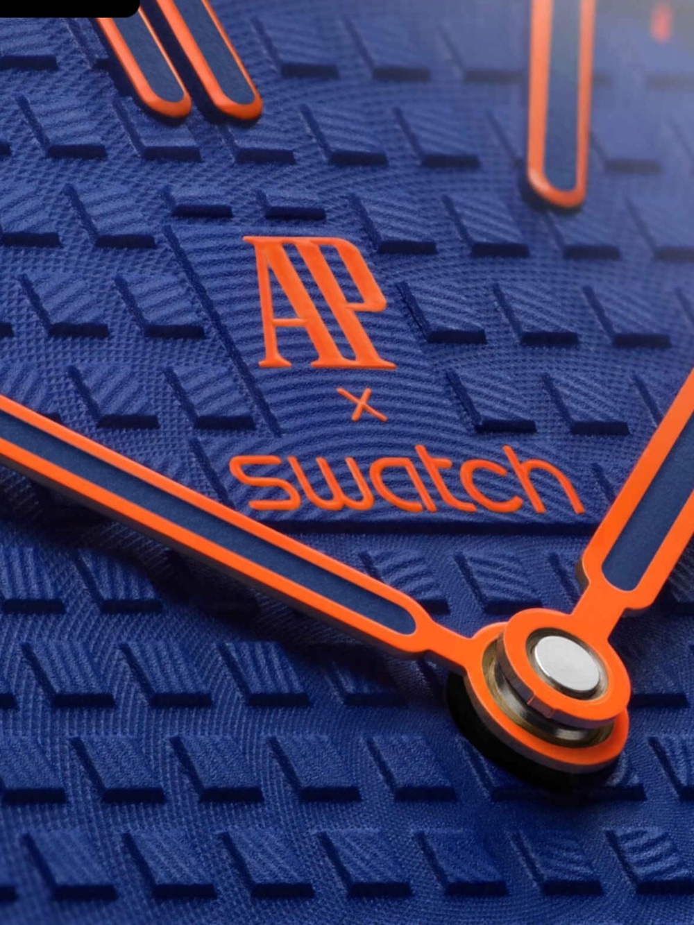 Audemars Piguet x Swatch Royal Pop blue orange Pendant Watch ORENJI HACHI AP - Picture 5 of 6